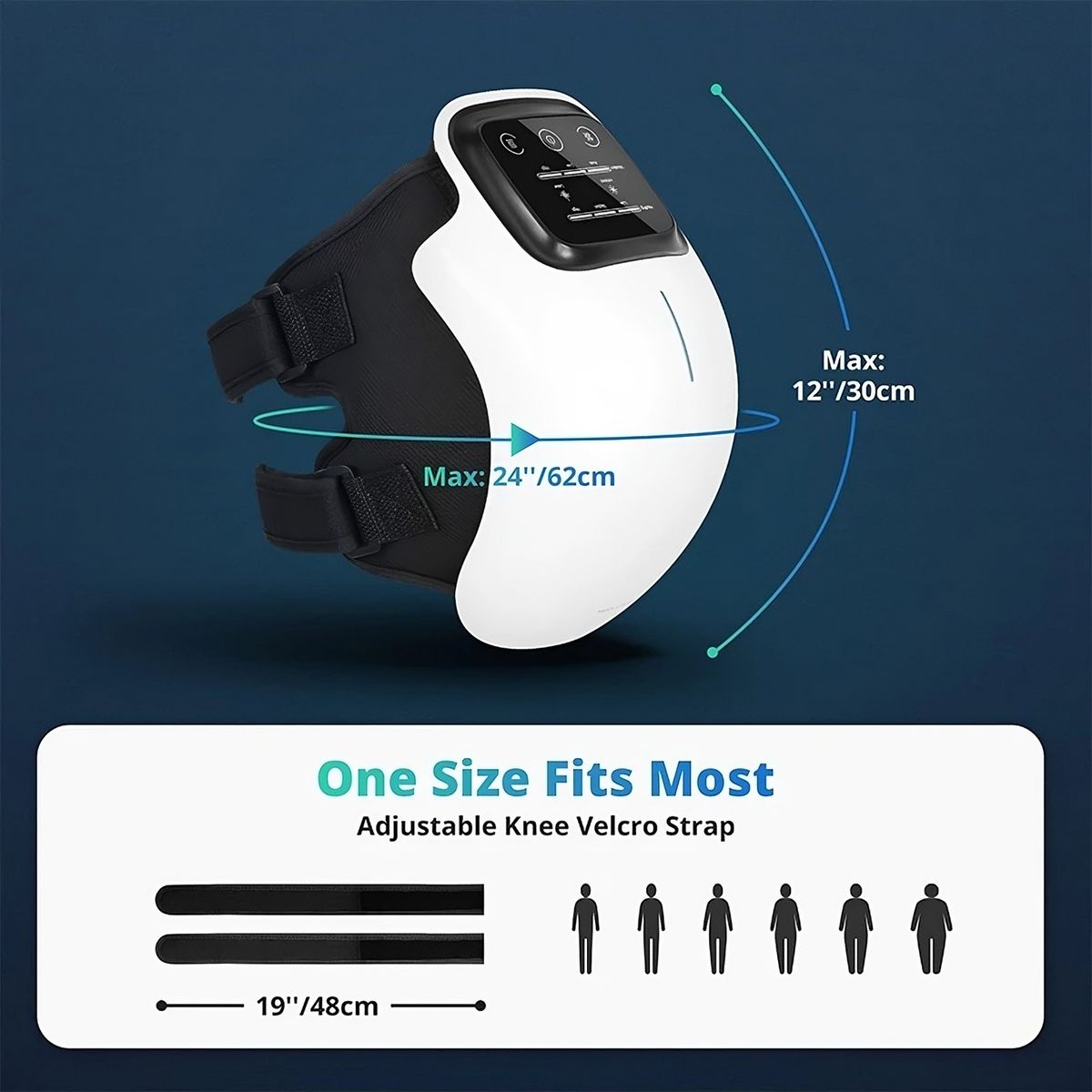 Electric Heating Knee Massager-جهاز تدليك الركبة الكهربائي بالحرارة